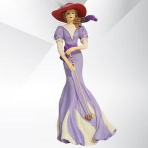 2/$50 Thomas Kinkade Portraits of Style and Grace A Game of Croquet Figurine